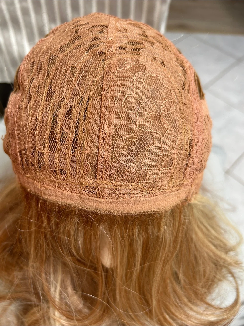 Long Layered Women’s Wig in Warm Honey Blonde - Smooth Soft Natural Waves